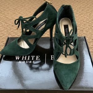 White House Black Market Suede Heels